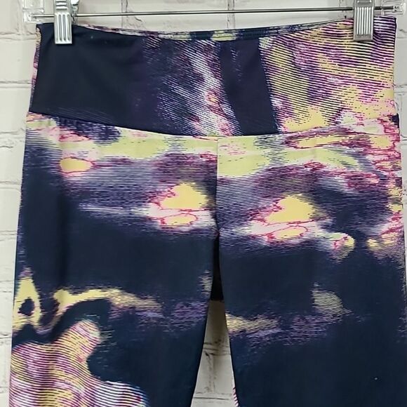 Soma S/M Onzie Hot Yoga Flow Mid Rise Legging Stormy Night Activewear Fitness - Picture 4 of 7